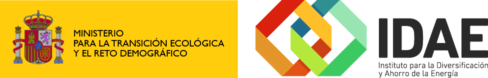 Logo MITECO e IDAE